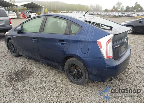 2012 Toyota Prius Two from USA, damaged, VIN JTDKN3DU5C1595158